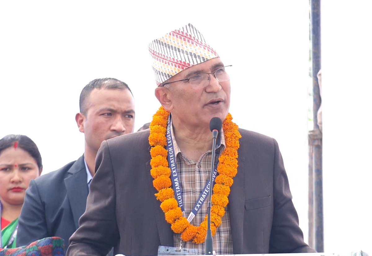 एक्स्ट्राटेक ओभल मैदानसम्म पुग्ने सडकका लागि बजेट विनियोजन गर्छौं : विष्णु पौडेल