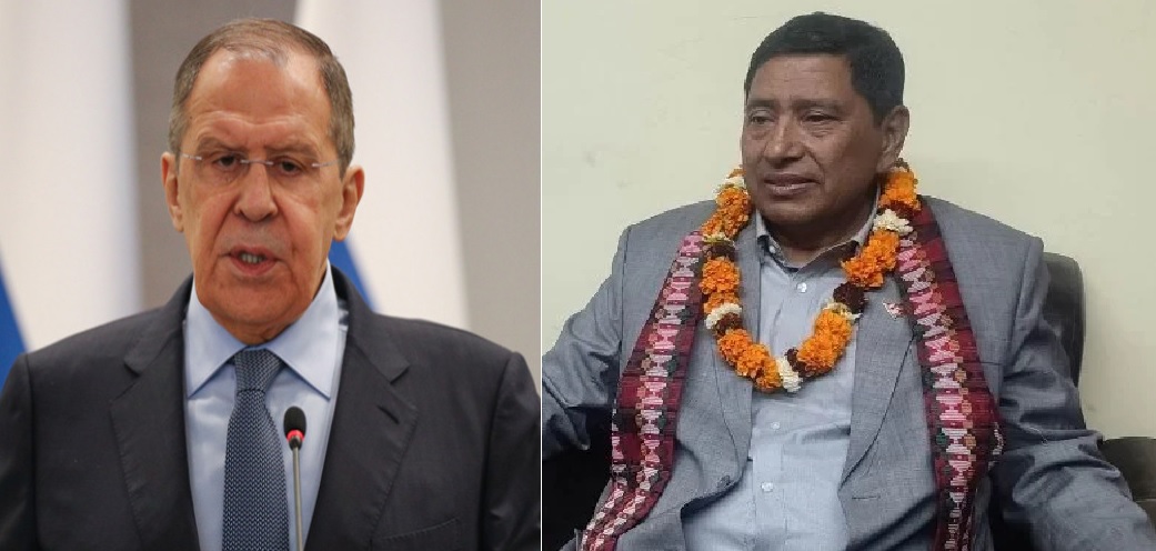 परराष्ट्रमन्त्री श्रेष्ठ र रुसी विदेशमन्त्री लाभ्रोभबीच टेलिफोन संवाद : रुसी सेनामा भर्ती भएका नेपालीहरुलाई फिर्ता गर्न अनुराेध