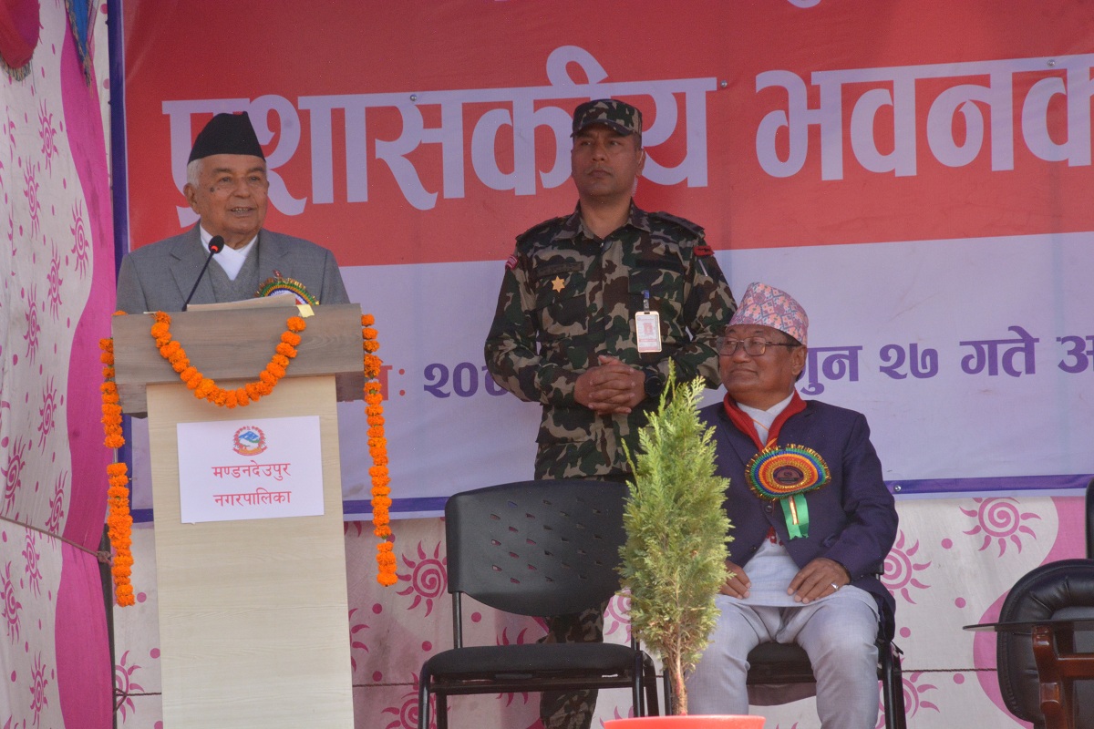 उत्पादन र रोजगारी बढाउन सके आर्थिक क्रान्तिको सपना साकार हुन्छ : राष्ट्रपति