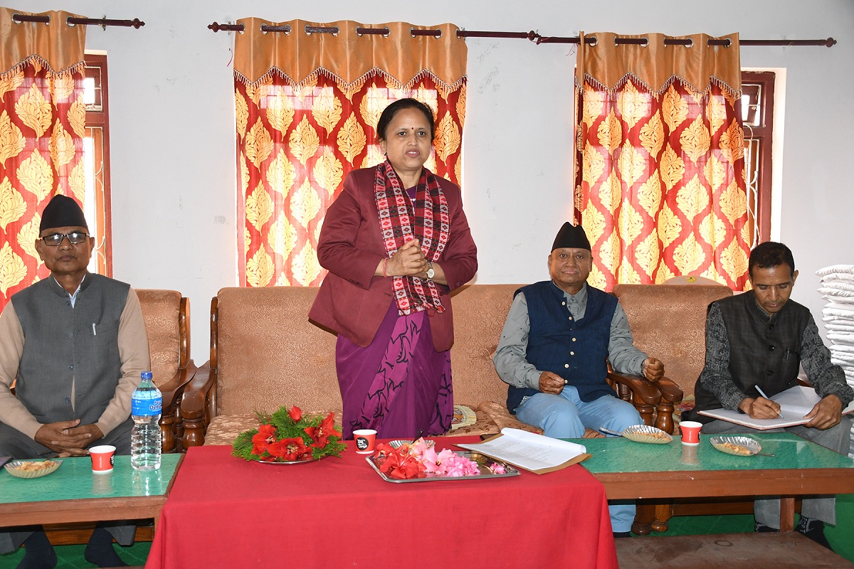 युवापुस्तामा अभिभावकप्रतिको जिम्मेवारी बोध गराउन सबै निकायले ध्यान दिनुपर्छ : रेखा शर्मा