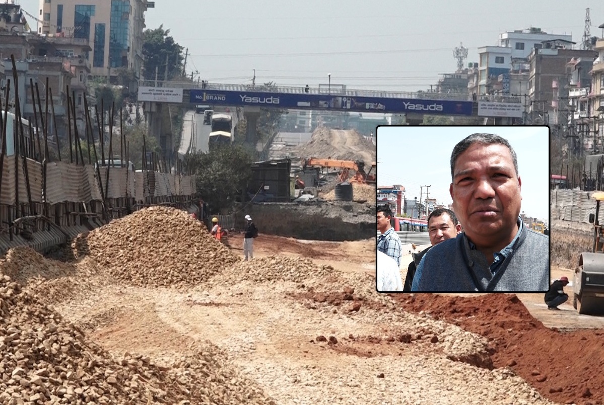 ग्वार्को फ्लाइओभर निर्माण जेठ मसान्तसम्म नसके अनसन बस्ने स्थानीयको चेतावनी