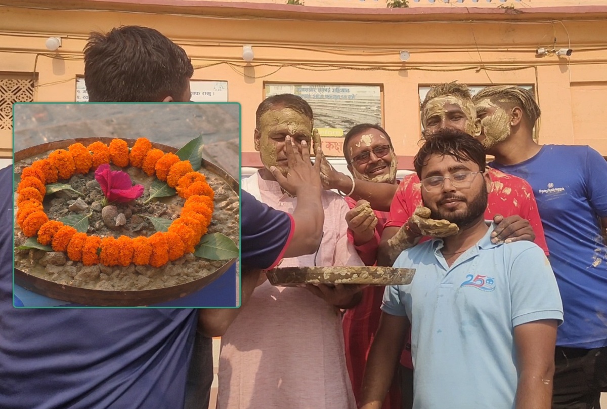 एकअर्कालाई हिलोपानी दलेर मनाइयो ‘जुडशीतल पर्व’