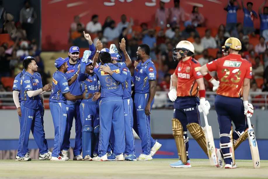 नाटकीय खेलमा पञ्जाबमाथि मुम्बई ९ रनले विजयी