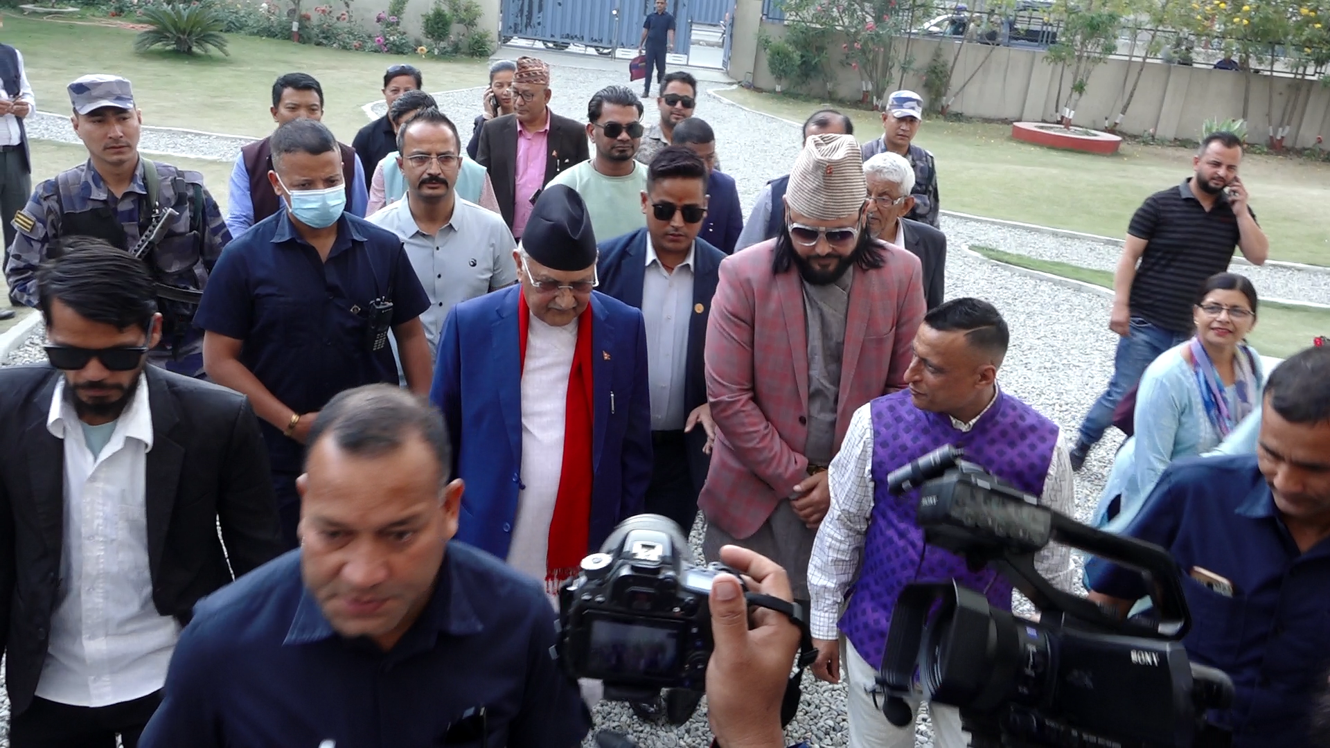 चलचित्र ‘नमेटिने घाउ’ मा ओलीको अभिनयसँगै सकियो छायांकन