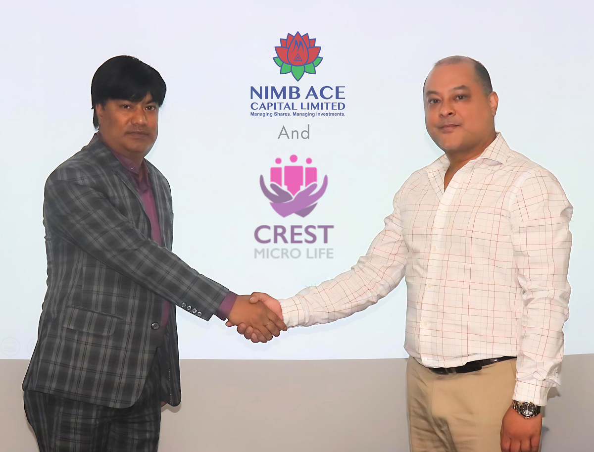 शेयर निष्काशन तथा बिक्री प्रबन्धकमा क्रेस्ट माइक्रोको तर्फबाट एनआएमबि एस क्याप्टिल नियुक्त