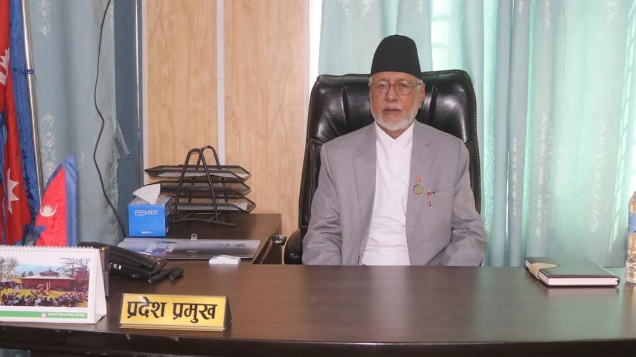 प्रदेश प्रमुख समक्ष बझाङ उपनिर्वाचनको प्रतिवेदन पेस