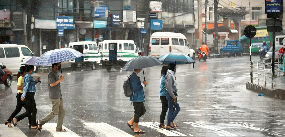 आज चार प्रदेशमा वर्षाको सम्भावना
