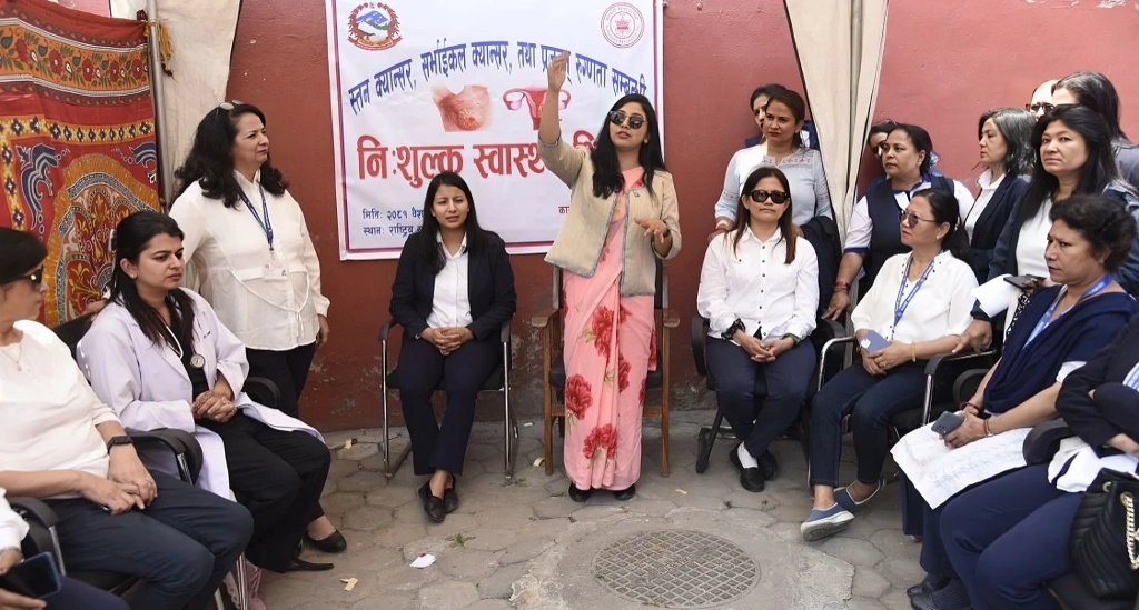 काठमाडौंका ९२२ महिलाको क्यान्सर परीक्षण गर्दा २६ जनामा पोजेटिभ
