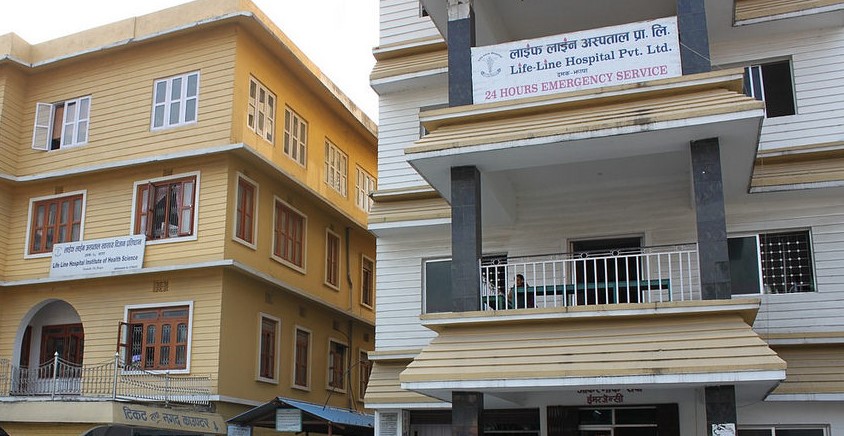 लाइफलाइन अस्पतालमा आगलागी, दुई करोडभन्दा धेरैको क्षति