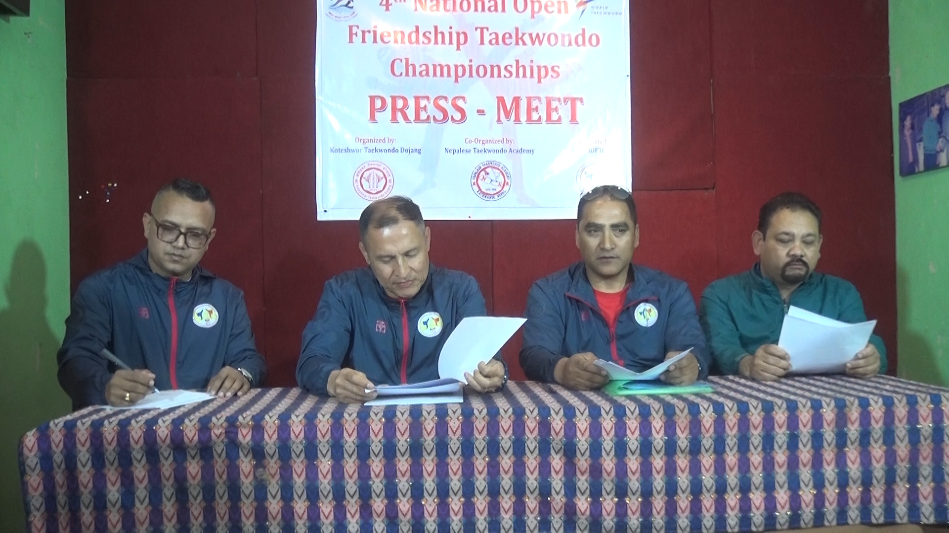 चौथो राष्ट्रिय तेक्वान्दो प्रतियोगिताको तयारी पूरा