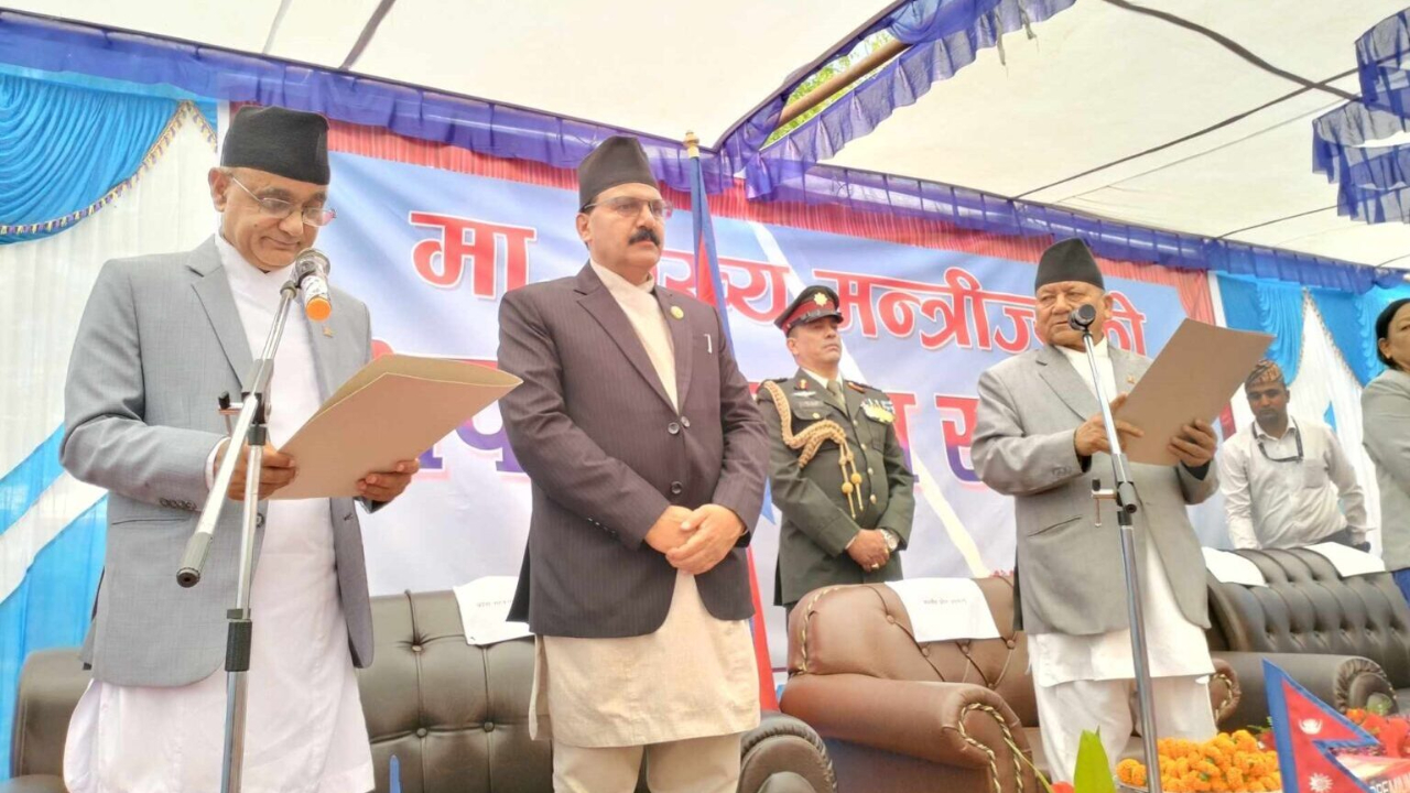 कर्णालीका मुख्यमन्त्री कँडेलले लिए शपथ