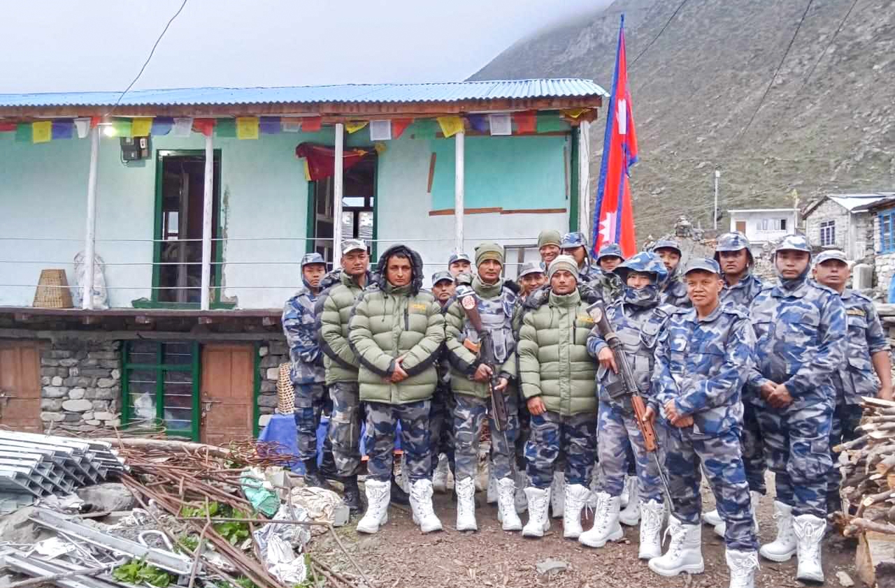 गोरखाको साम्दोमा सशस्त्र प्रहरीको बिओपी स्थापना