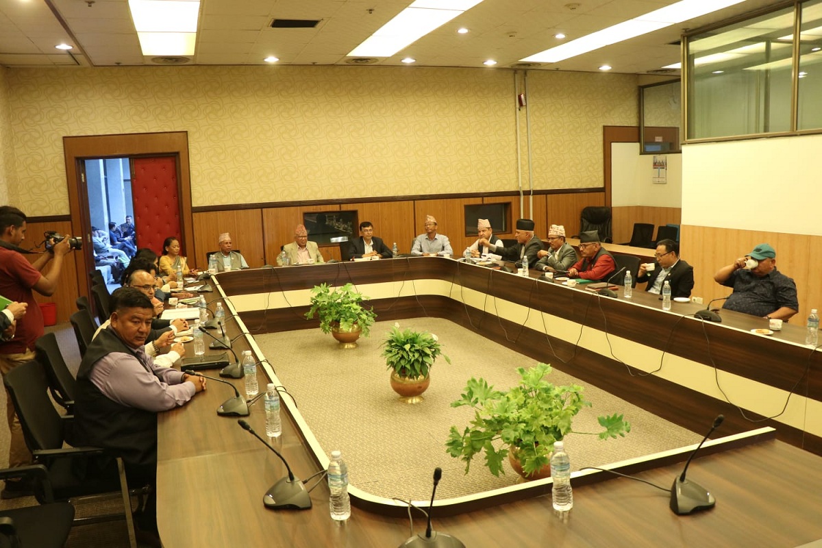 नेकपा एसको संसदीय दलको बैठक जारी