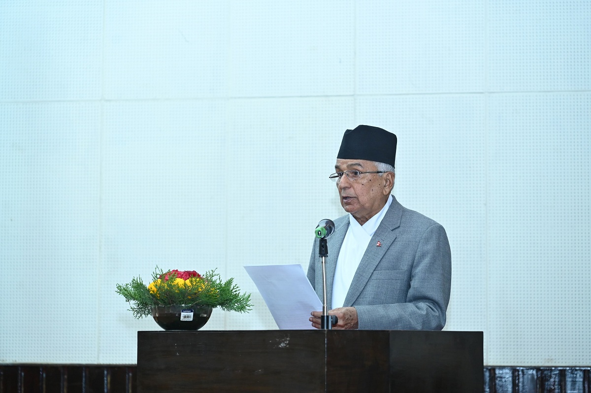 कोप–२९ नेपालका लागि आफ्ना विषय राख्ने उपयुक्त अवसर हो : राष्ट्रपति पौडेल