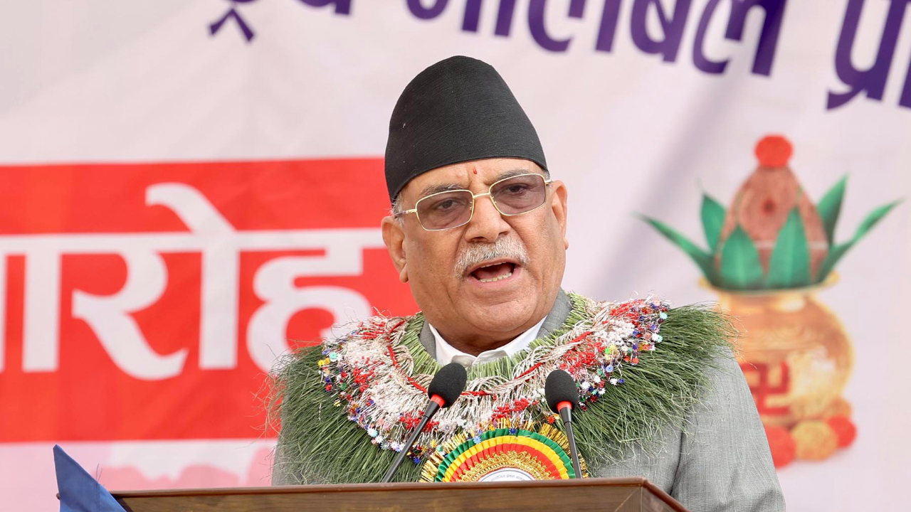 पार्टी फुटको हल्ला खारेज भइसक्यो, मिडिया ट्रायल नगरौं : प्रचण्ड