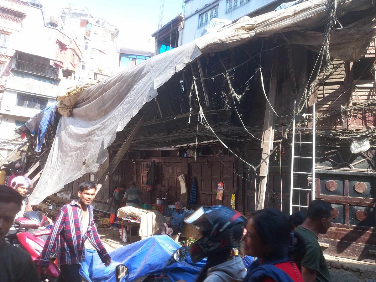 भूकम्पको ९ वर्षपछि असनको ‘इटाचापा’ को पुनःनिर्माण सुरु
