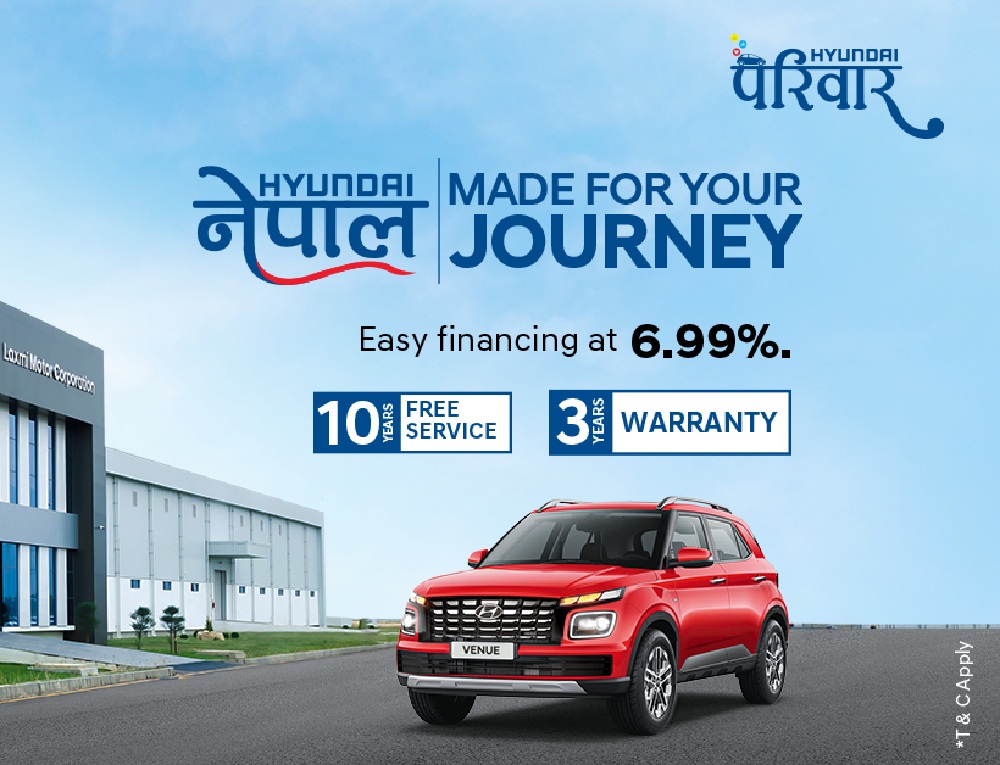 ६.९९ % मा नै हुन्डाई भेन्यू खरिद गर्न सकिने