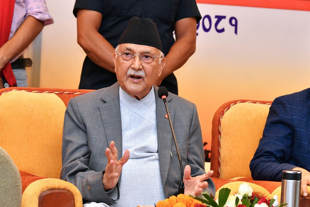 वर्तमान गठबन्धन सरकारलाई भत्काउन दिइँदैन : ओली