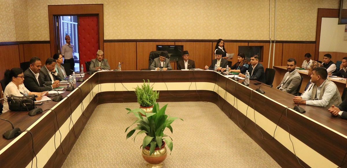 दलहरूसँग सहकारीबारे लिखित सुझाव माग्ने छानबिन समितिको निर्णय
