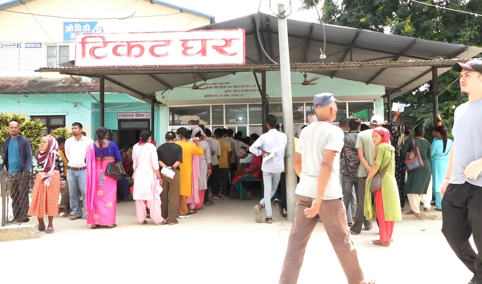 सेती अस्पतालको काउन्टरमा पुरुष मृत फेला