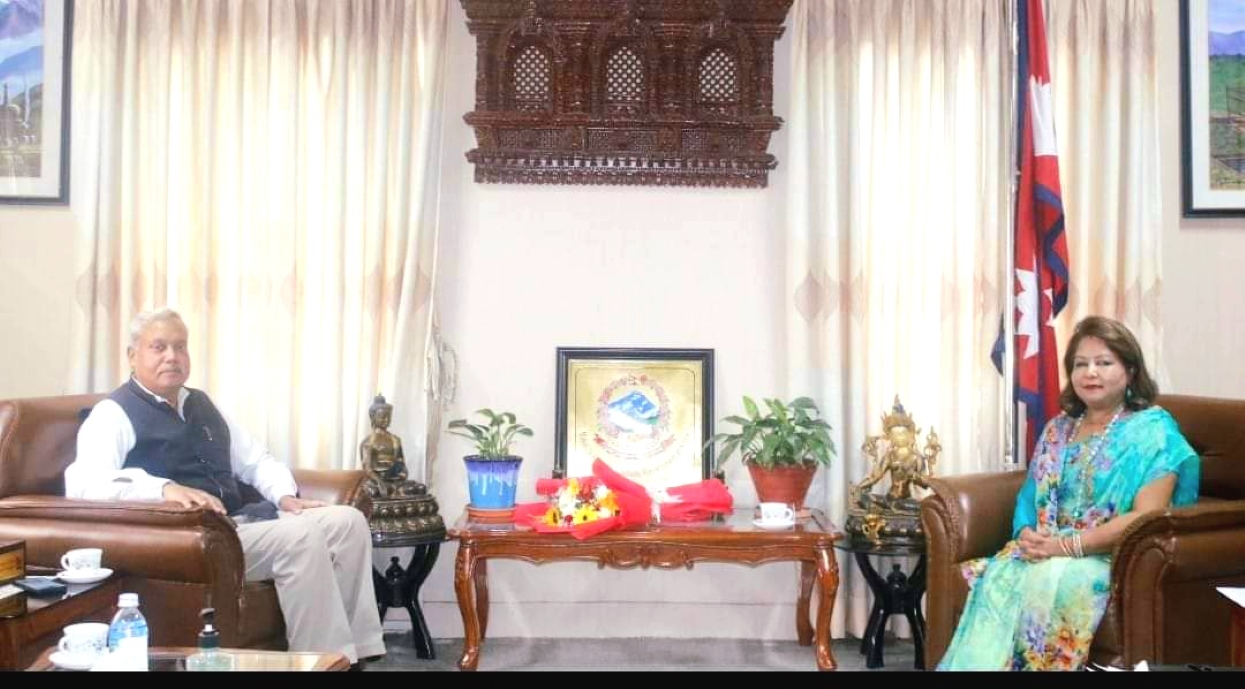 भारतीय राजदूतले भेटे परराष्ट्रमन्त्री राणा, के भयो कुराकानी ?