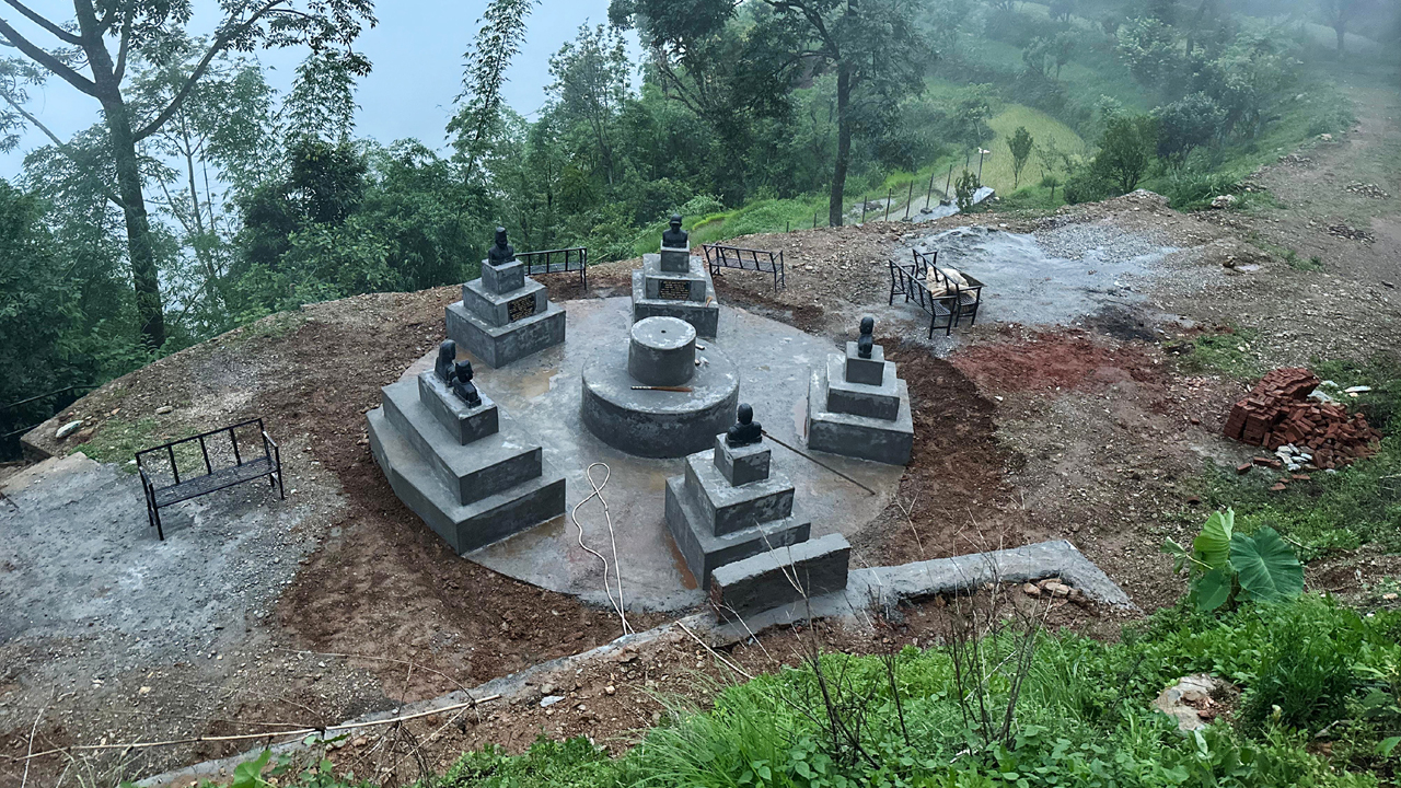 बागलुङमा सहिदको स्मृतिमा उद्यान निर्माण