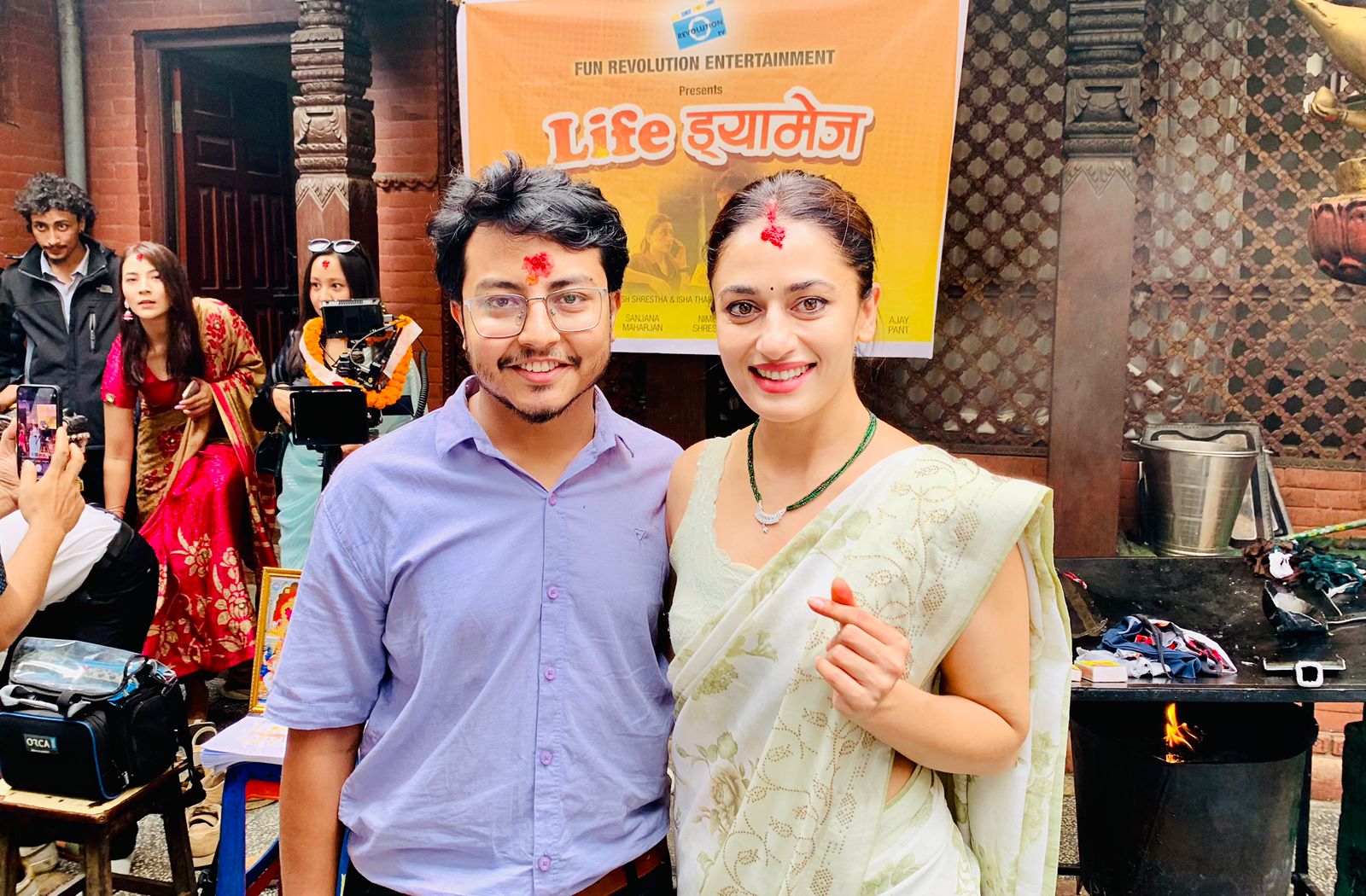 चलचित्र ‘लाइफ ड्यामेज’को शुभमुहूर्त, सुरक्षा र निमेषको प्रमुख भूमिका