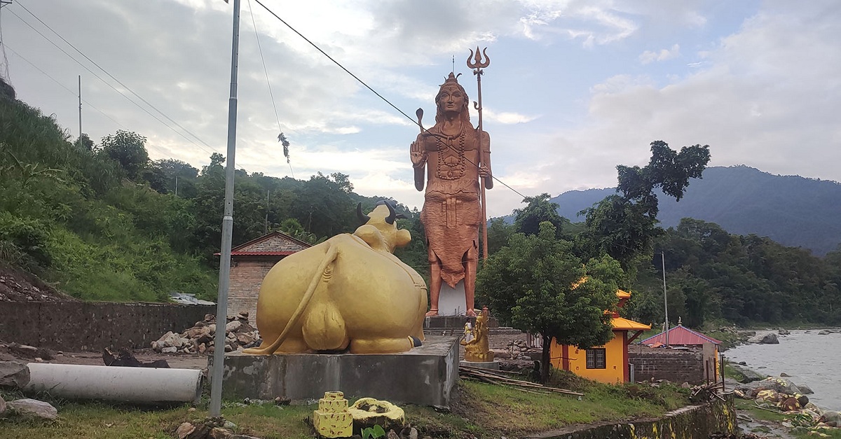 लमजुङमा १०८ फिट अग्लो महादेवको मूर्ति निर्माण सम्पन्न