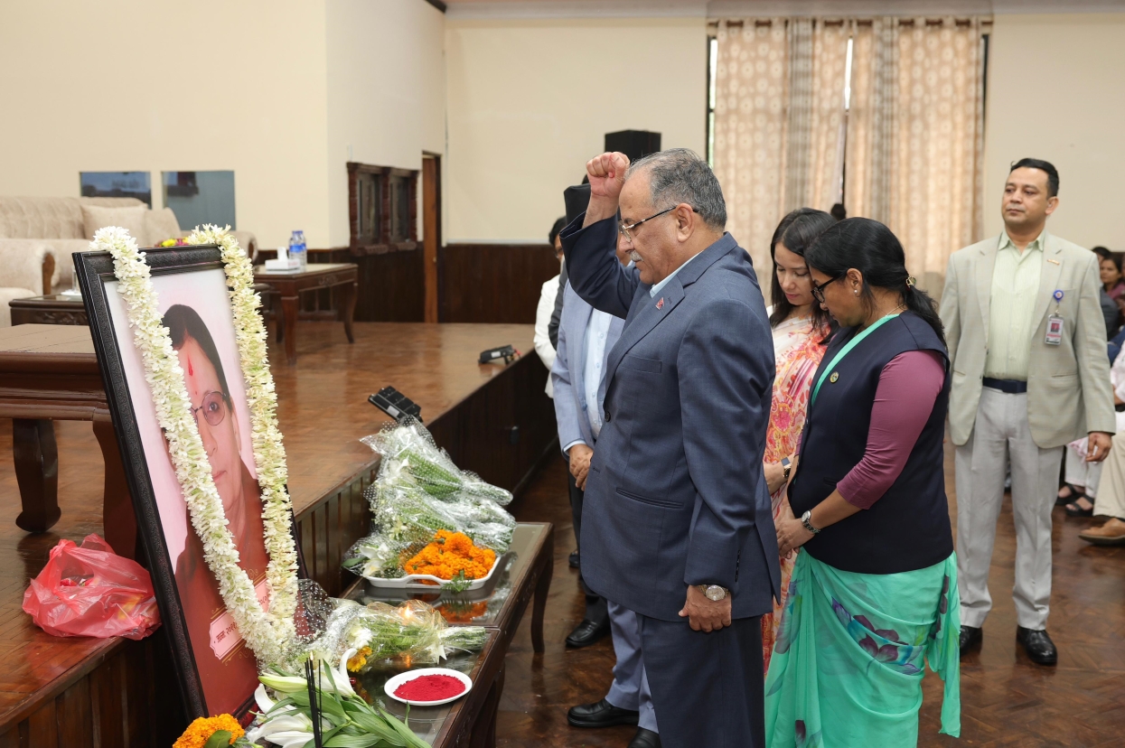 बालुवाटारमा सीता दाहालको पहिलो स्मृति सभा