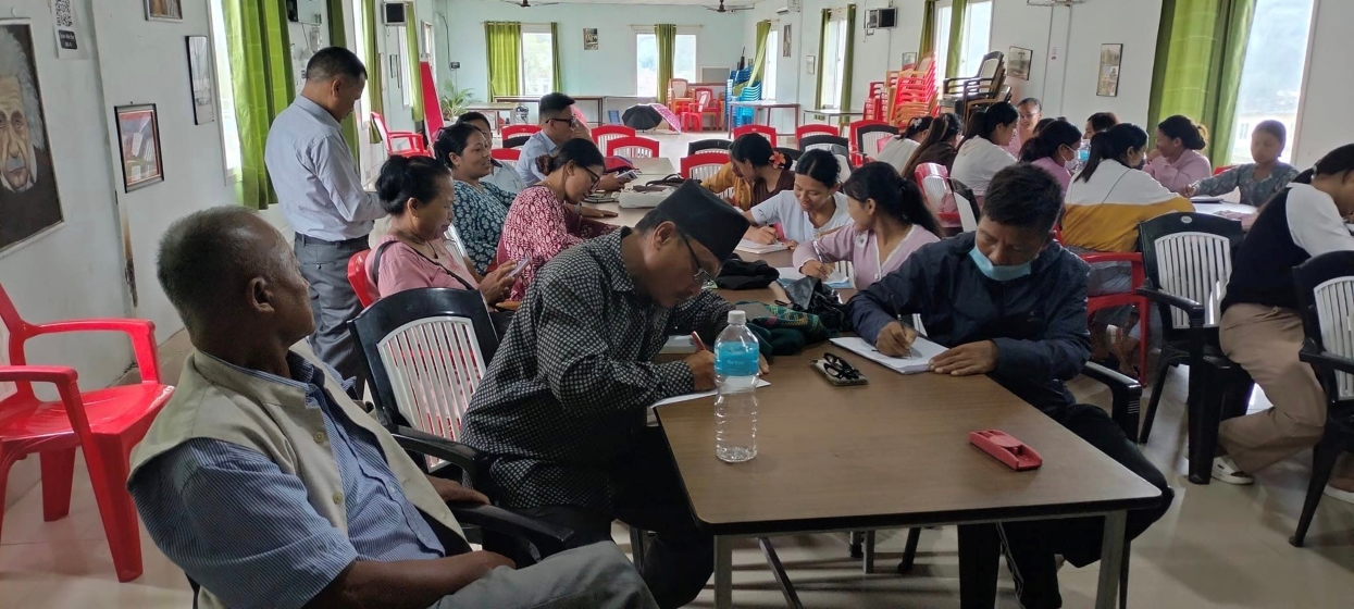 आदिकवि भानुभक्त क्याम्पसमा मगर भाषासम्बन्धी प्रशिक्षण