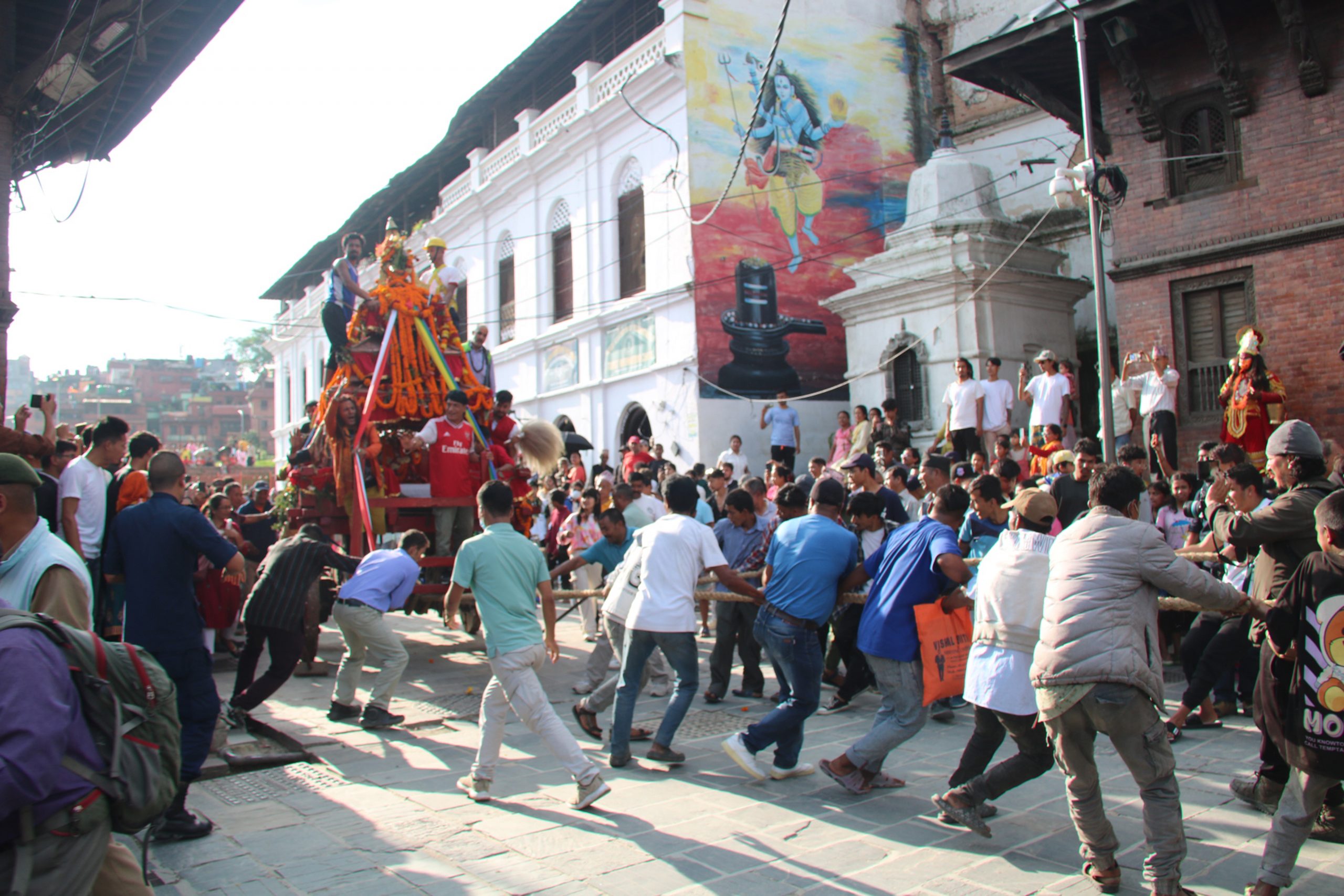 पशुपति क्षेत्रमा गङ्गामाई रथयात्रा