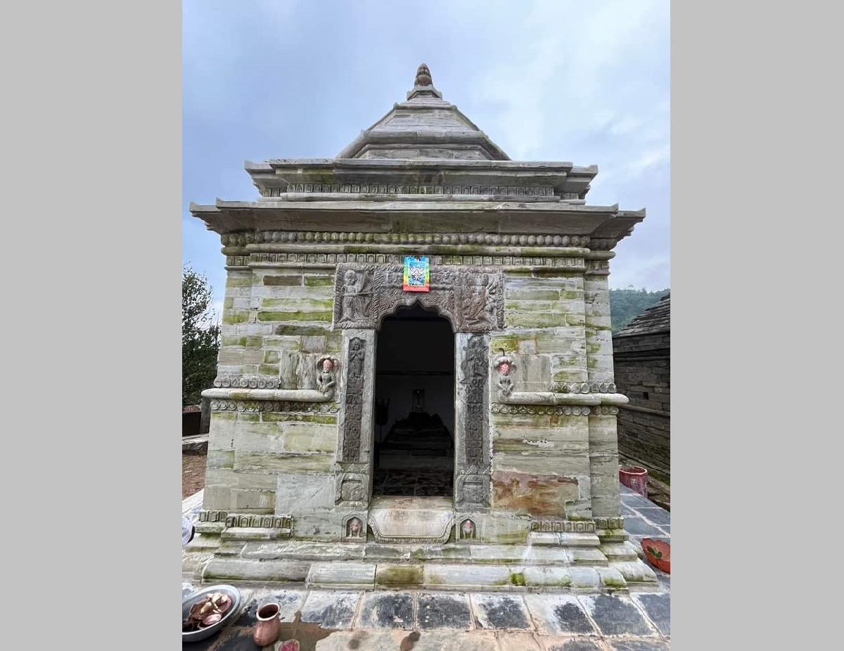 स्याङ्जाको साढे तीन सय वर्ष पुरानो मन्दिरको जीर्णोद्धार