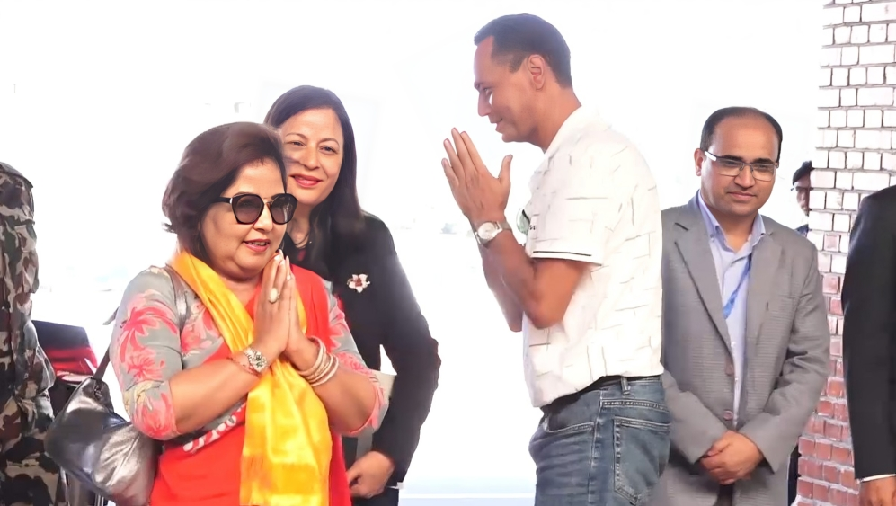 परराष्ट्रमन्त्री डा. आरजु राणा भारत प्रस्थान (भिडिओ)
