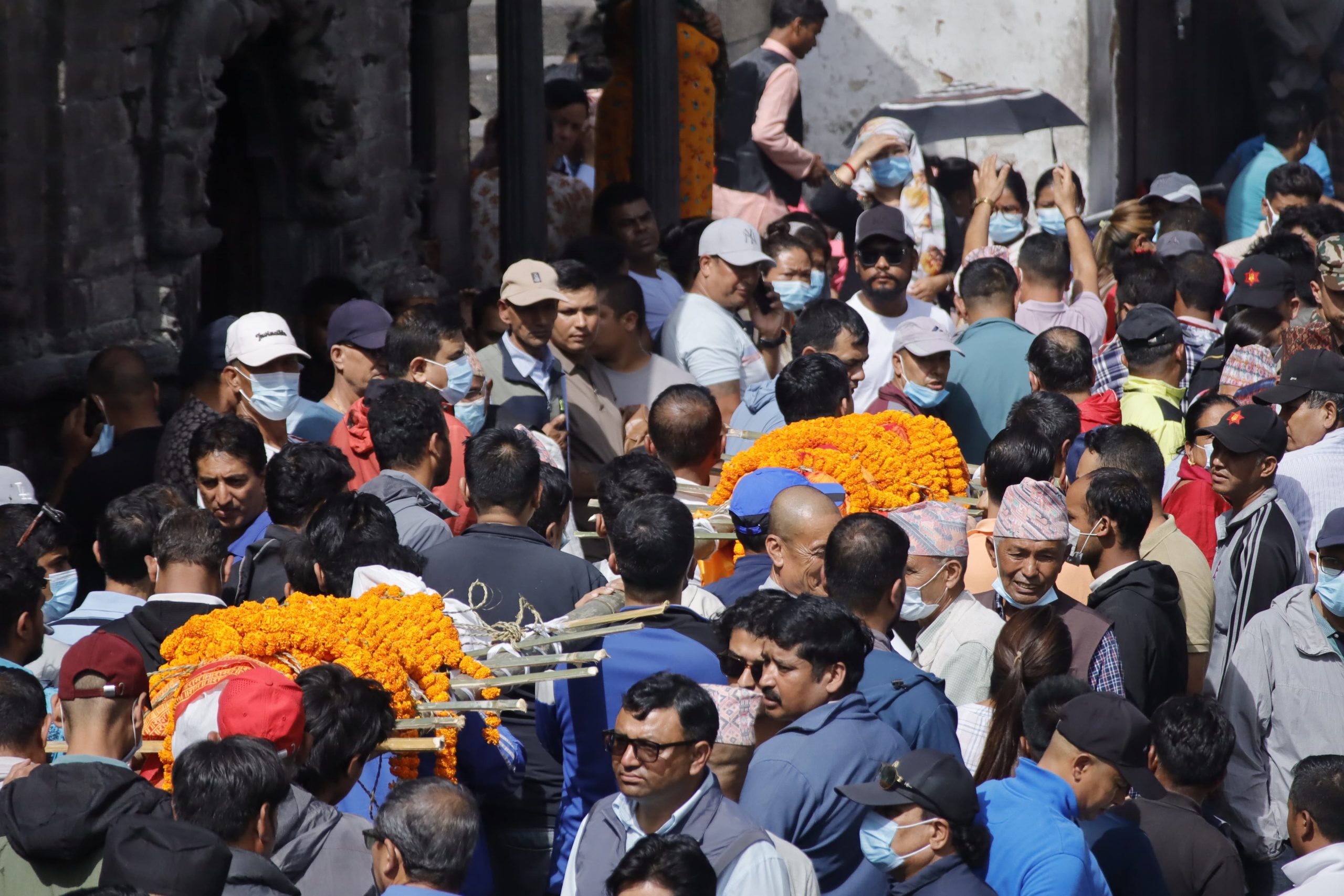 एन्फा एकेडेमीका दुई युवा खेलाडीको पशुपतिमा अन्त्येष्टि (तस्बिरहरु)