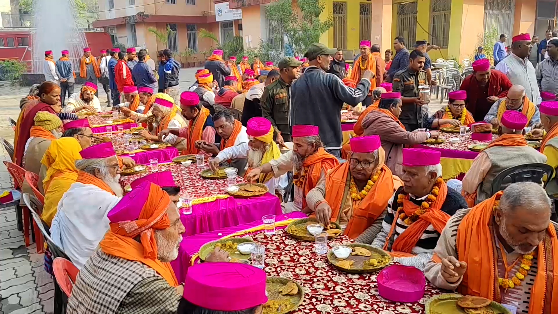 विवाहपञ्चमीमा अयोध्याबाट आएका जन्तीलाई सम्मान