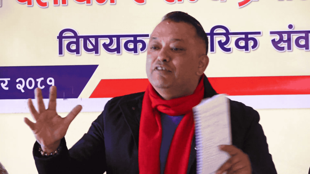 गगन थापाको प्रश्न : सबैले ८४ को मात्रै कुरा गर्छौँ,अहिलेको जिम्मा कसले लिने ?