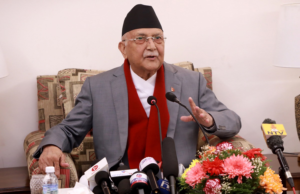 चीनसँग ऋण सम्बन्धी कुनै सम्झौता गरेको छैन : प्रधानमन्त्री ओली