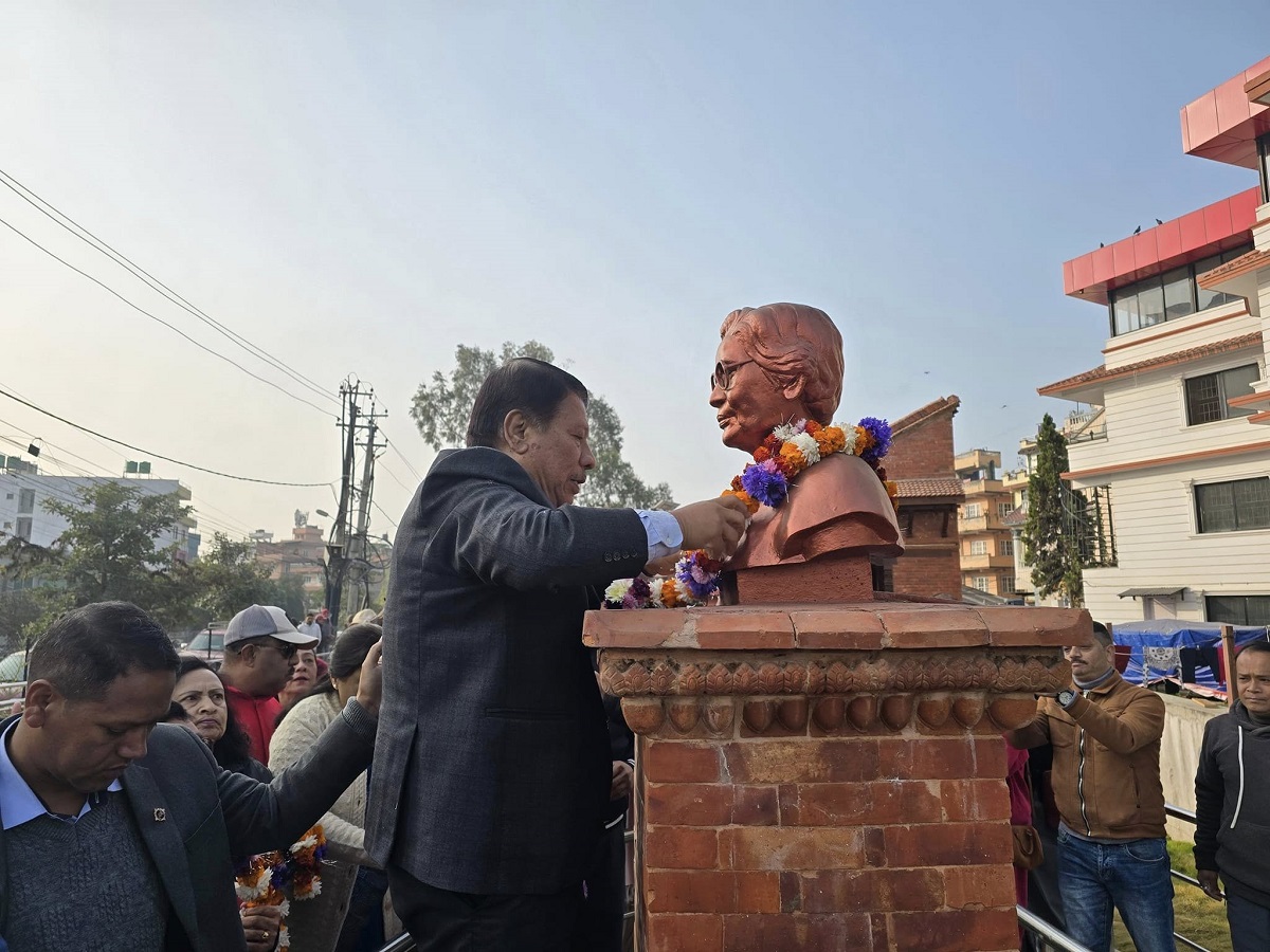 महिला अधिकार स्थापनामा मङ्गलादेवी सिंहको योगदान अतुलनीय छ : मन्त्री सिंह