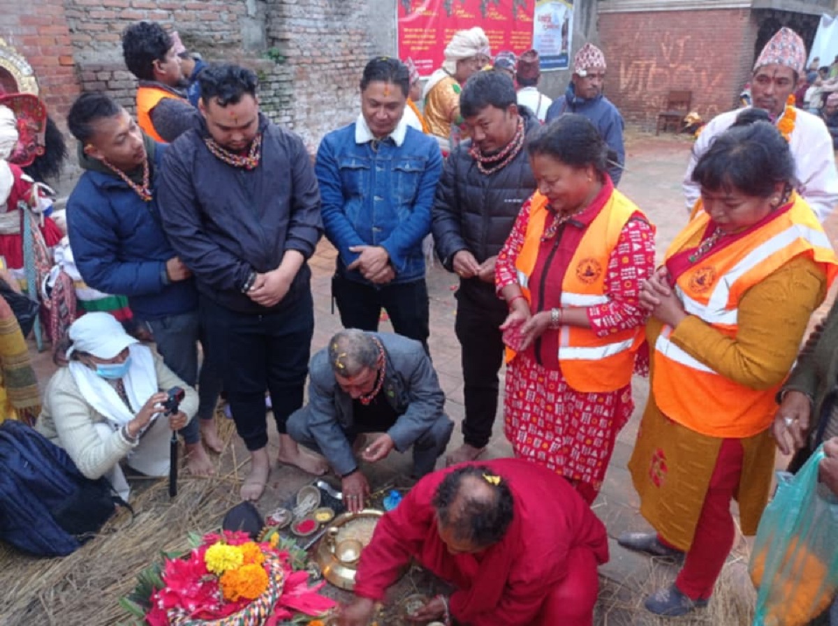 पशुपति क्षेत्रमा नवदुर्गा नाच सुरु