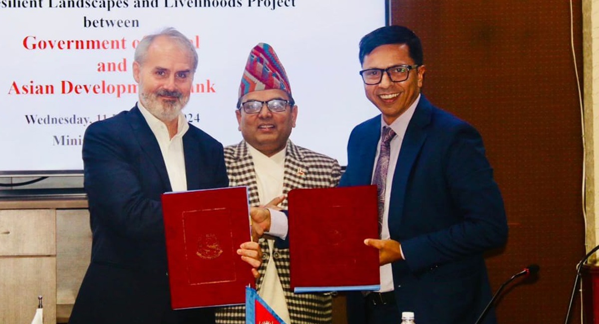 नेपाल र एडिबीबीच दुईवटा परियोजनाका लागि २१ अर्ब २३ करोडको सहयोग सम्झौता