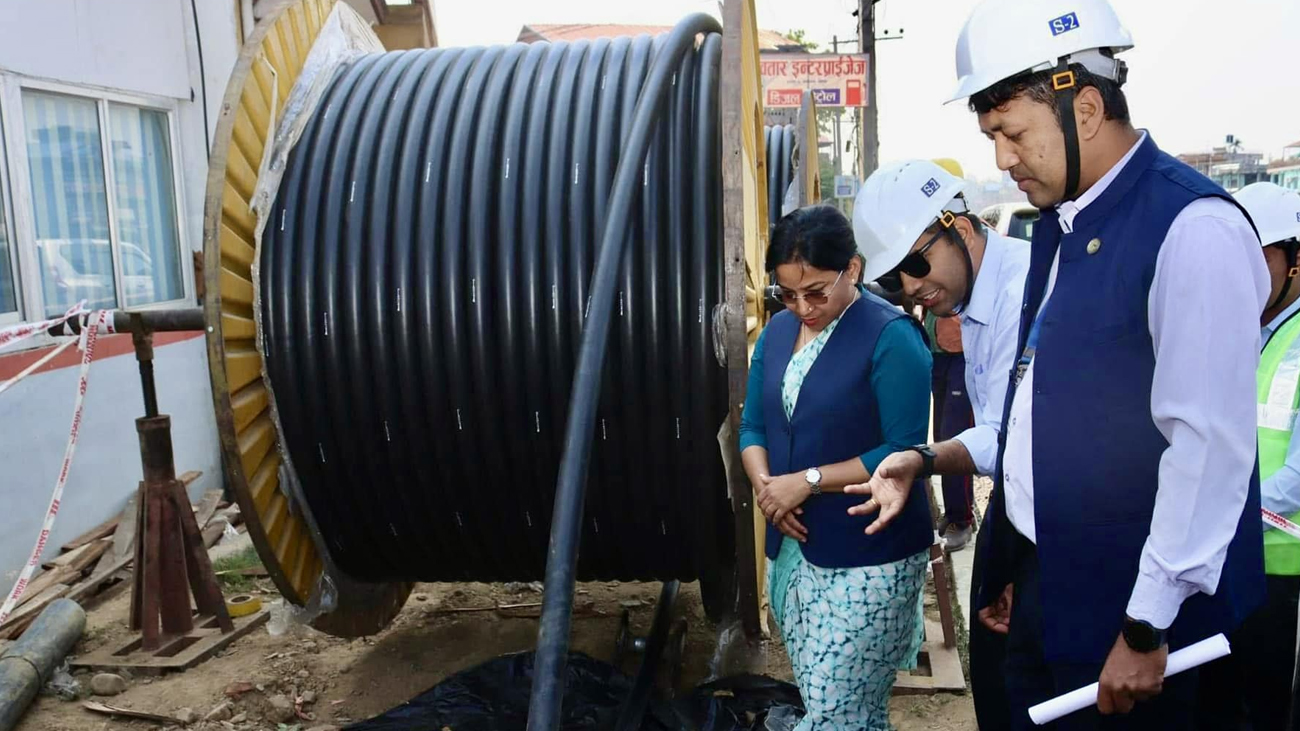 भरतपुरमा भूमिगत विद्युतीकरणको परीक्षण सुरु