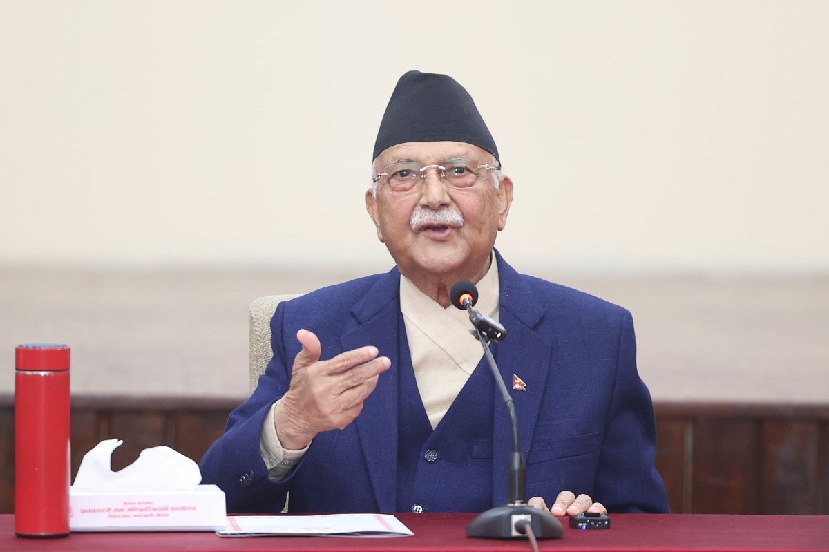 संविधान जोगाउन र सार्वभौमसत्ताको रक्षा गर्न एमाले अध्यक्ष ओलीको अपिल