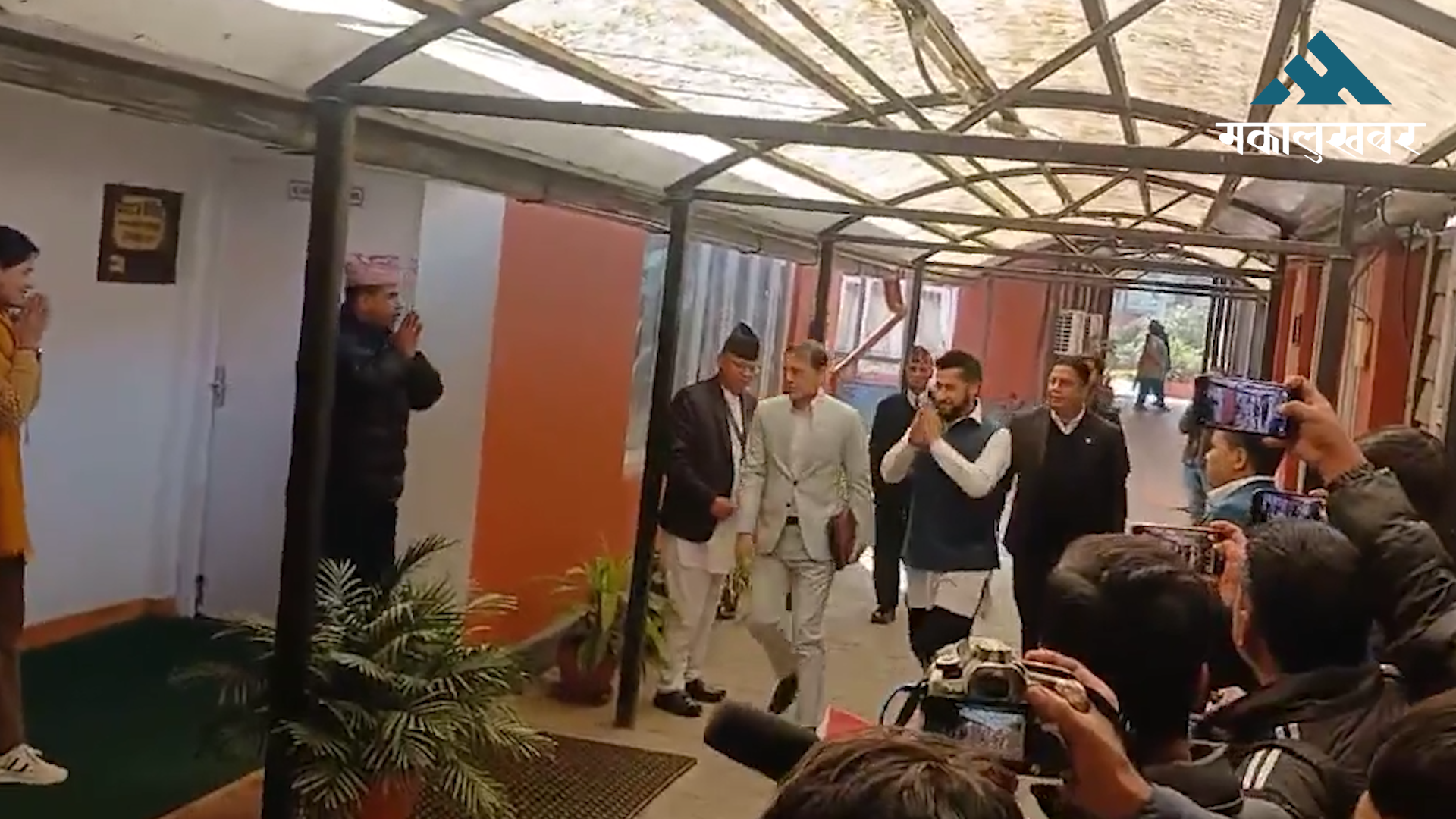 रवि लामिछाने सिंहदरबारमा, सभामुखसँग छलफल