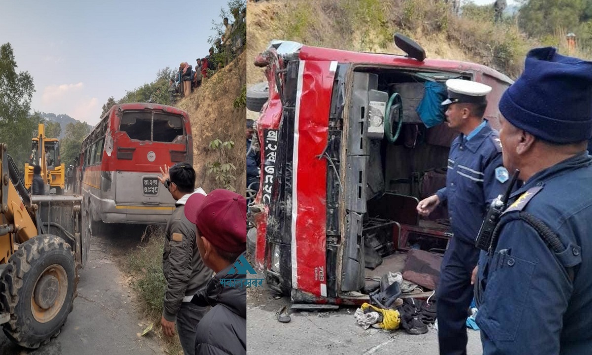 विद्यालय बस दुर्घटना अपडेट : मृतकको पहिचान खुल्यो