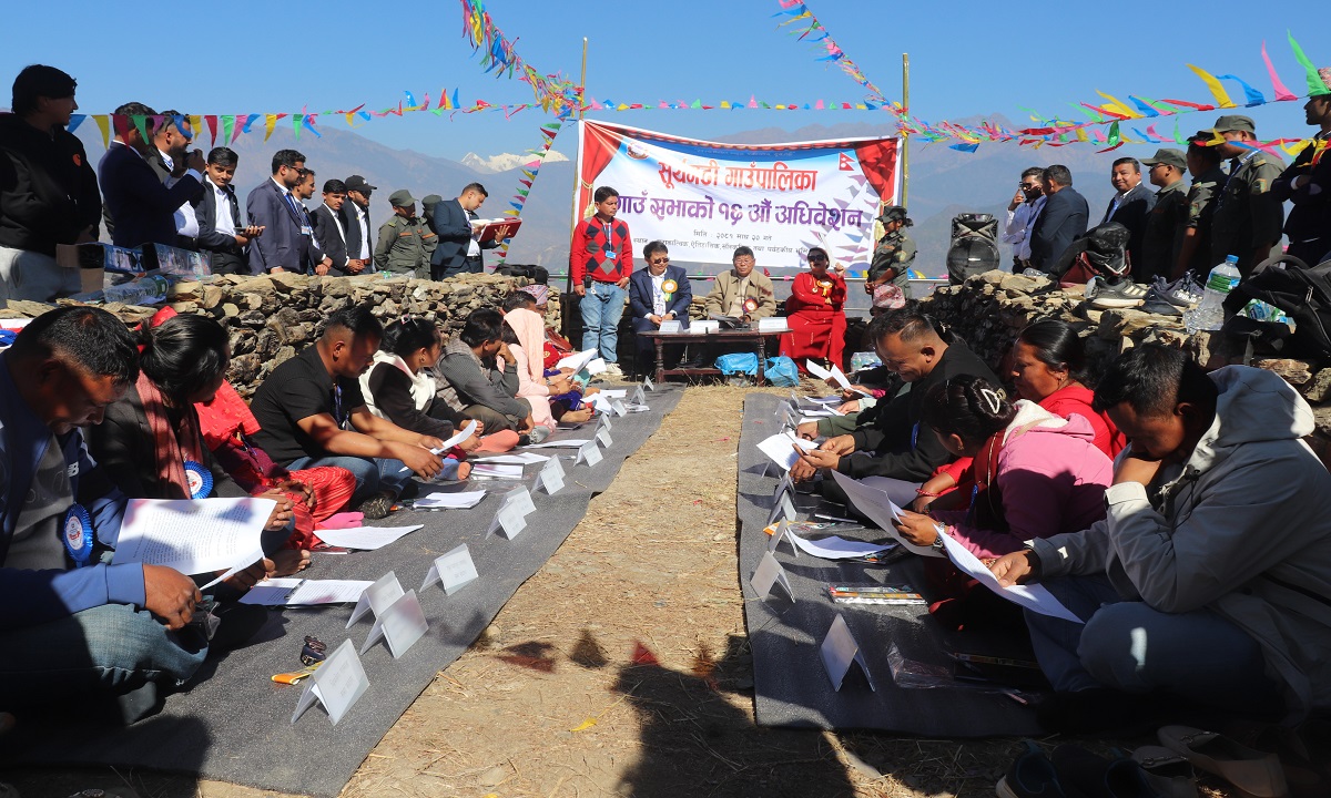 सूर्यगढी गाउँपालिकाले जारी गर्यो चारबुँदे घोषणापत्र