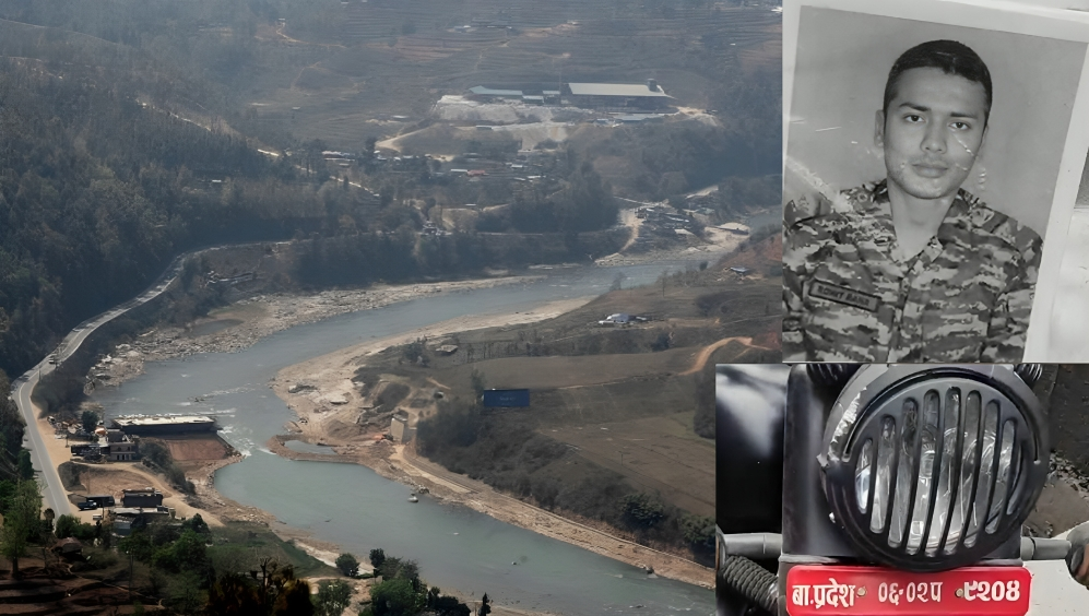 भेटिएनन् बाइक दुर्घटना हुँदा उछिट्टिएर त्रिशूलीमा खसेका सैनिक