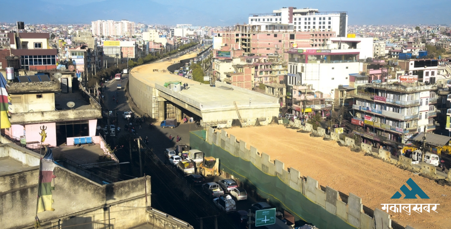 किन रोकियो ग्वार्को फ्लाइओभर निर्माणको काम ?