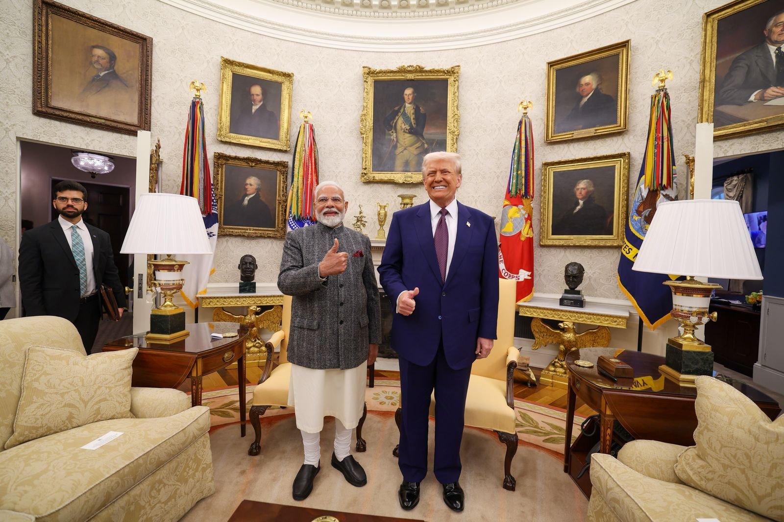 ह्वाइट हाउसमा ट्रम्प-मोदी भेटवार्ता, के भयो कुराकानी ?