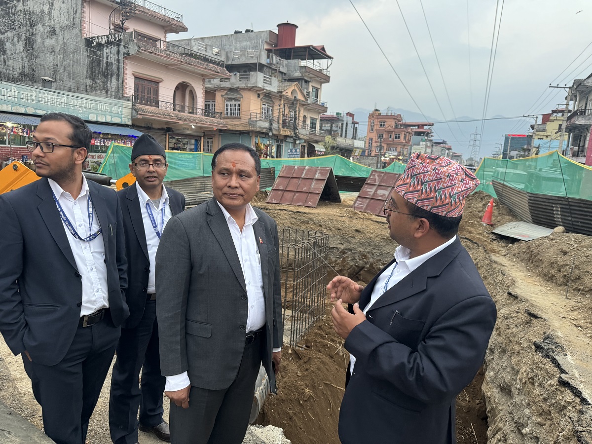 बुटवलमा प्रसारण लाइनको मोनोपोल राख्ने काम धमाधम हुँदै