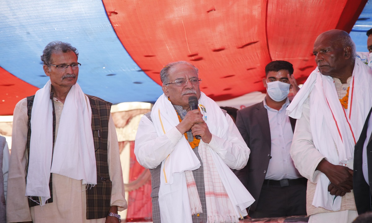 जागरण अभियानले जनतामा नयाँ आशाको सञ्चार गरेको छ : प्रचण्ड